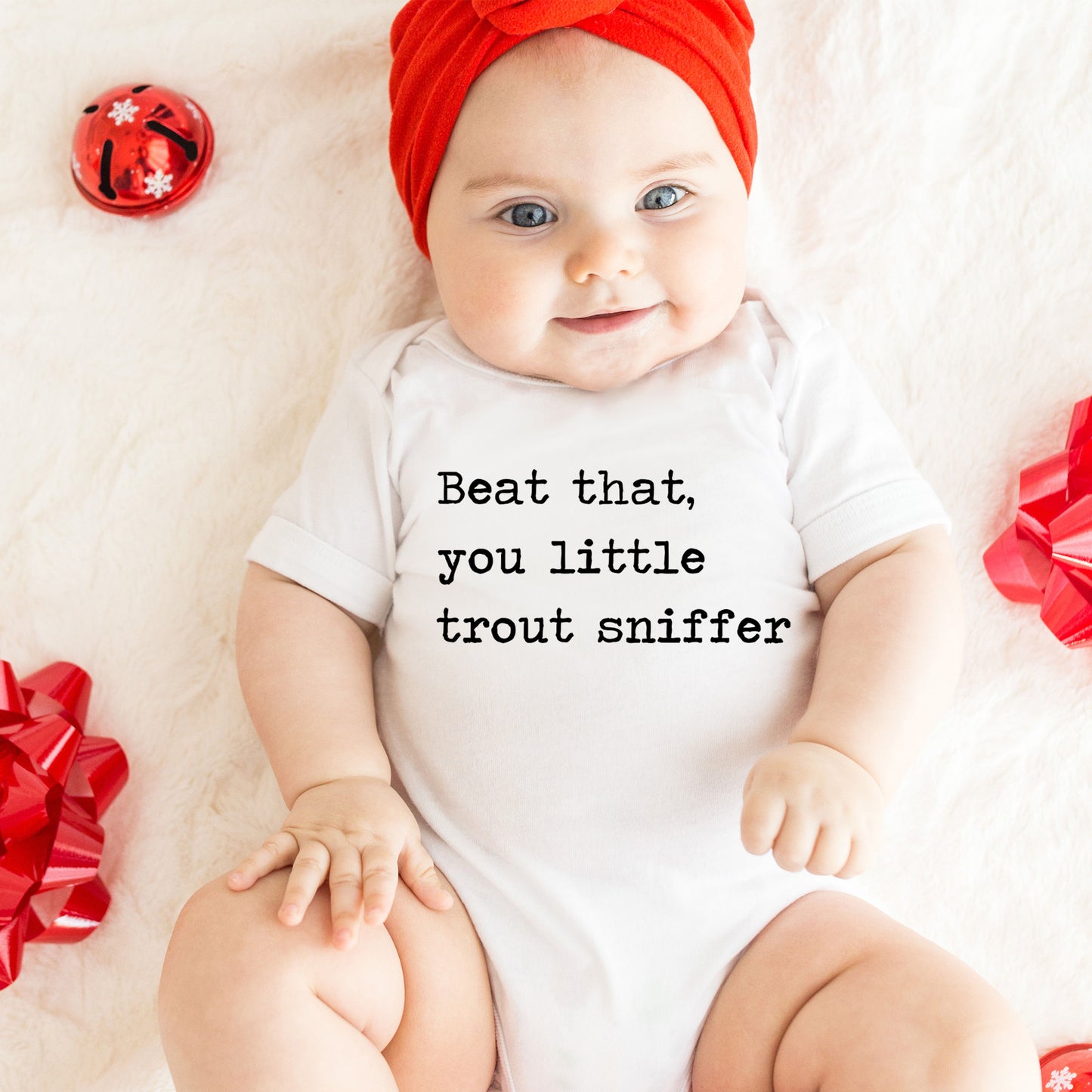 Beat That You Little Trout Sniffer - Short Sleeve Kids Shirt