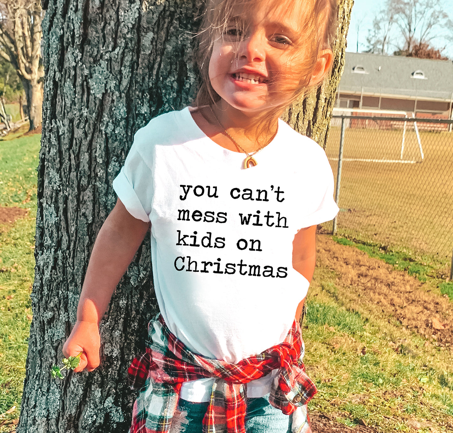 You Can't Mess With Kids on Christmas - Short Sleeve Kids Shirt