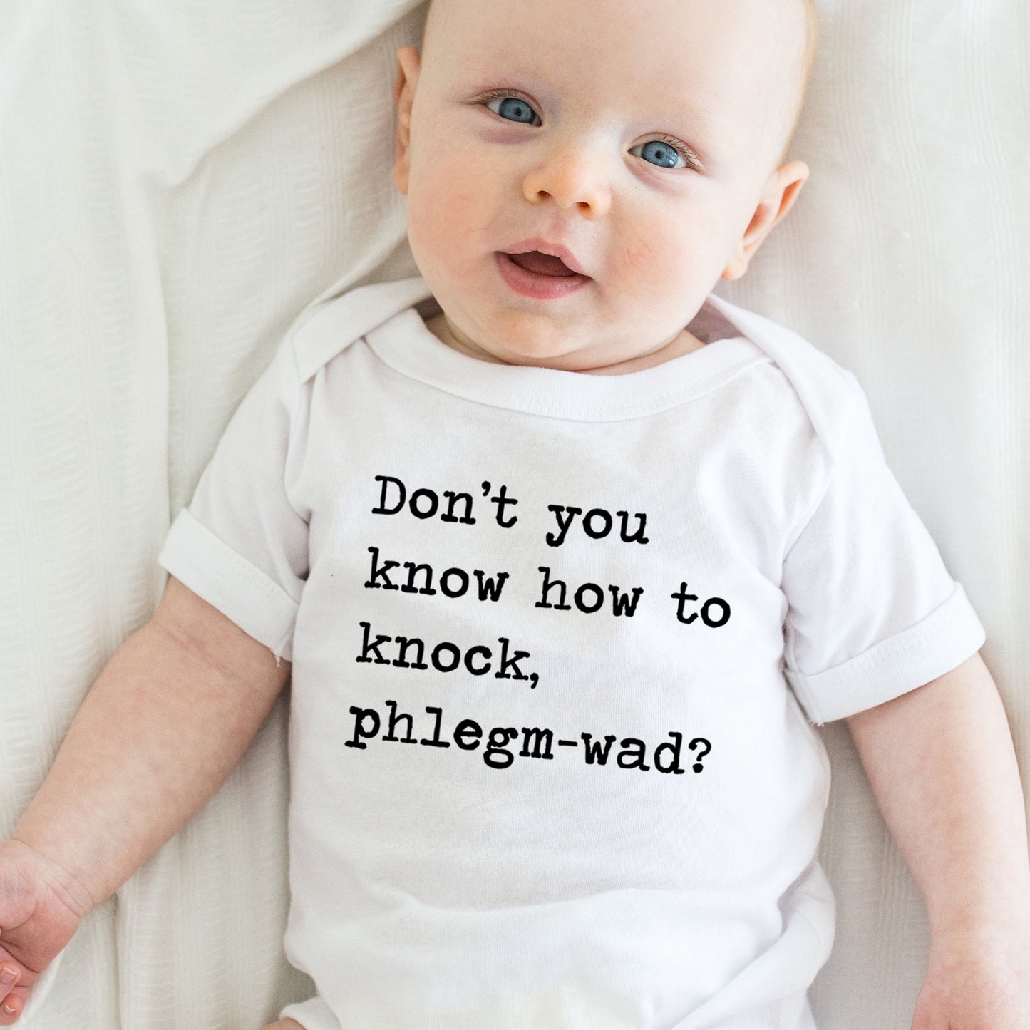 Don't You Know How To Knock Phlegm-wad - Short Sleeve Kids Shirt