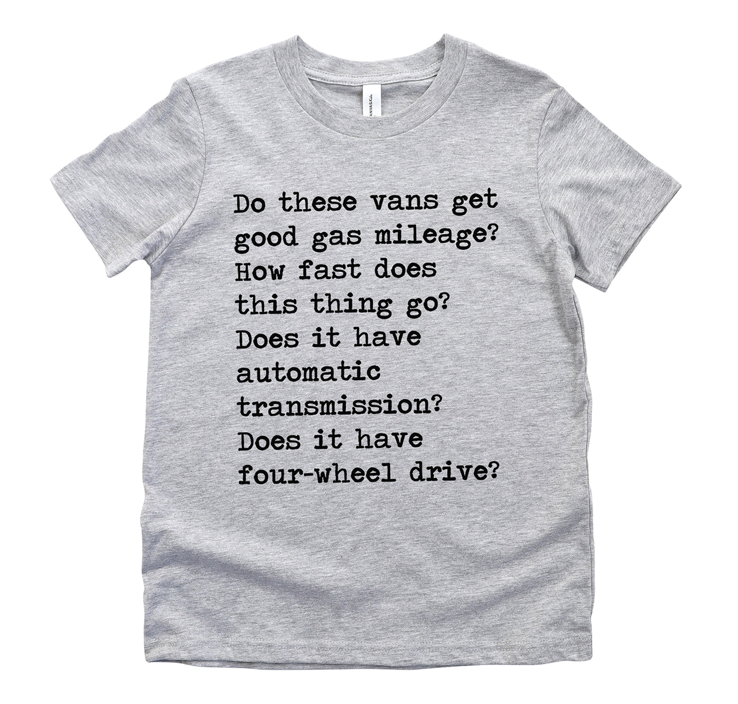 Do These Vans Get Good Gas Mileage - Short Sleeve Kids Shirt