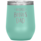 Badass Bonus Dad Laser Etched Stemless Wine Cup