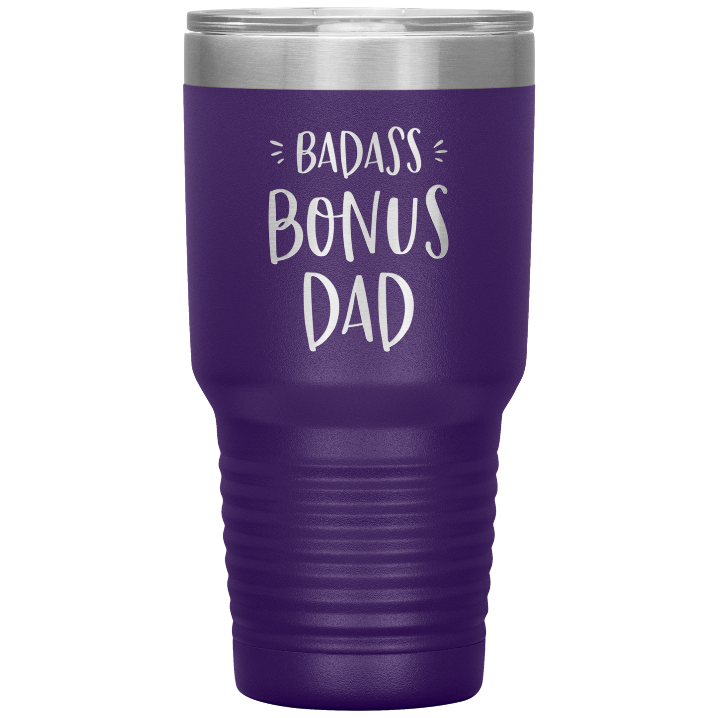 Badass Bonus Dad 30 oz Laser Etched Tumbler