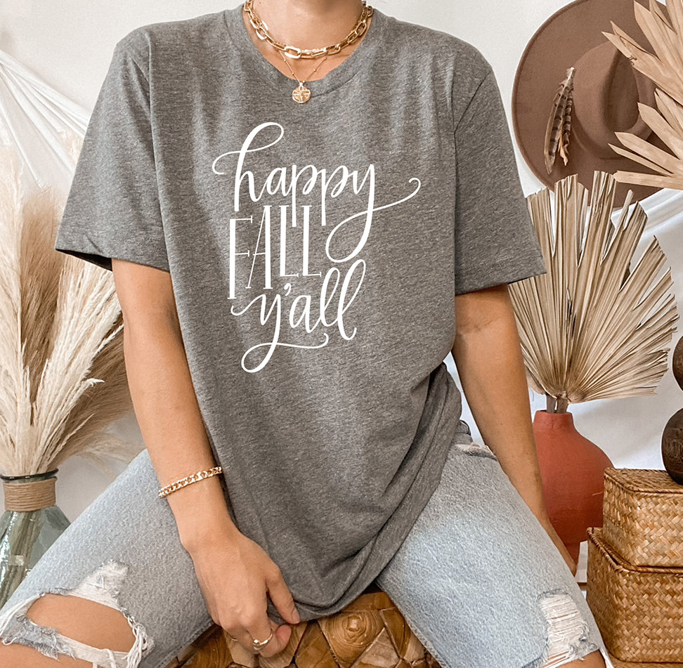 Happy Fall Y'all T-Shirt