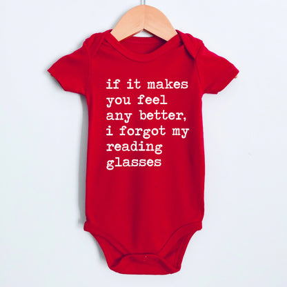 I Forgot My Reading Glasses - Short Sleeve Kids Shirt