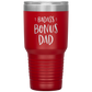 Badass Bonus Dad 30 oz Laser Etched Tumbler