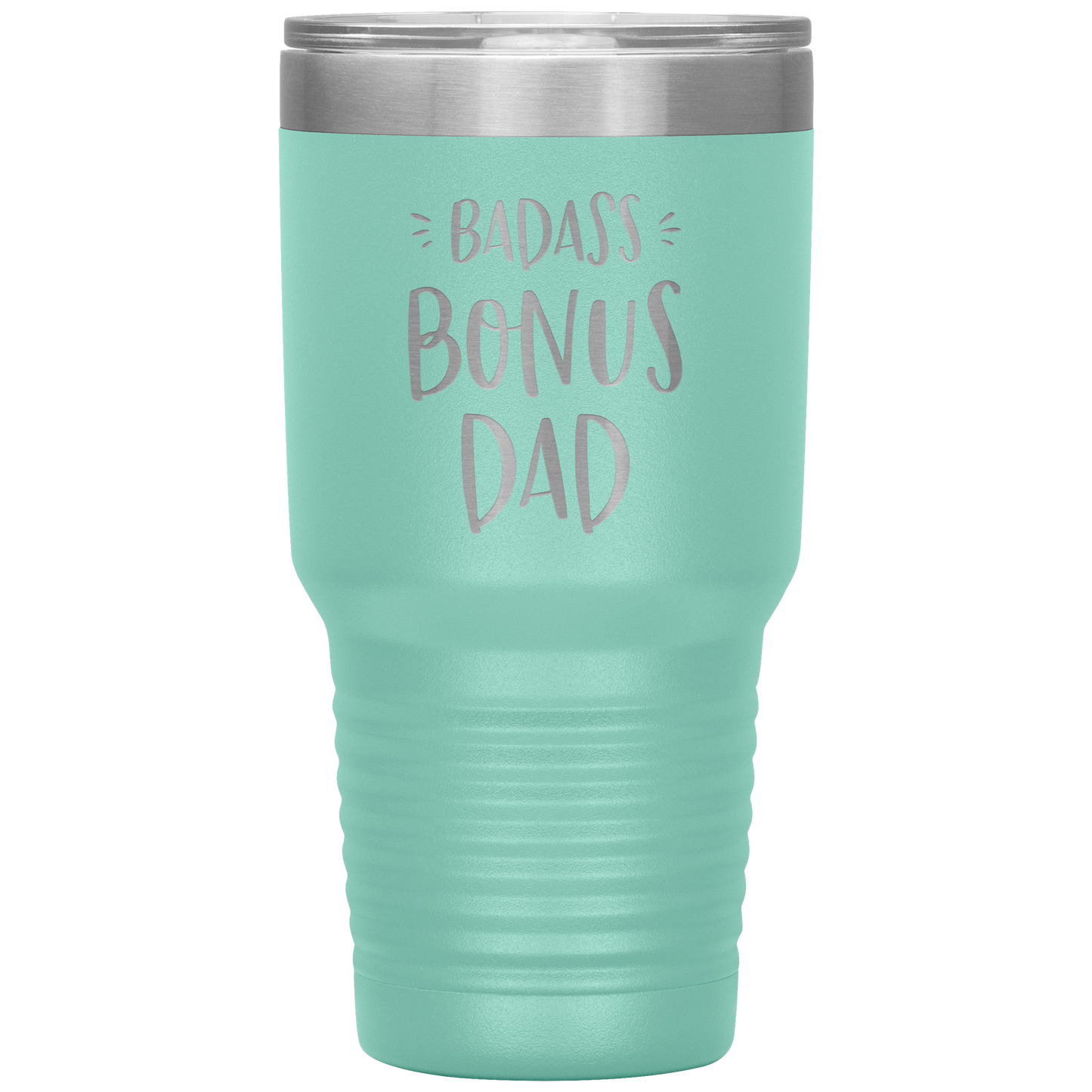 Badass Bonus Dad 30 oz Laser Etched Tumbler