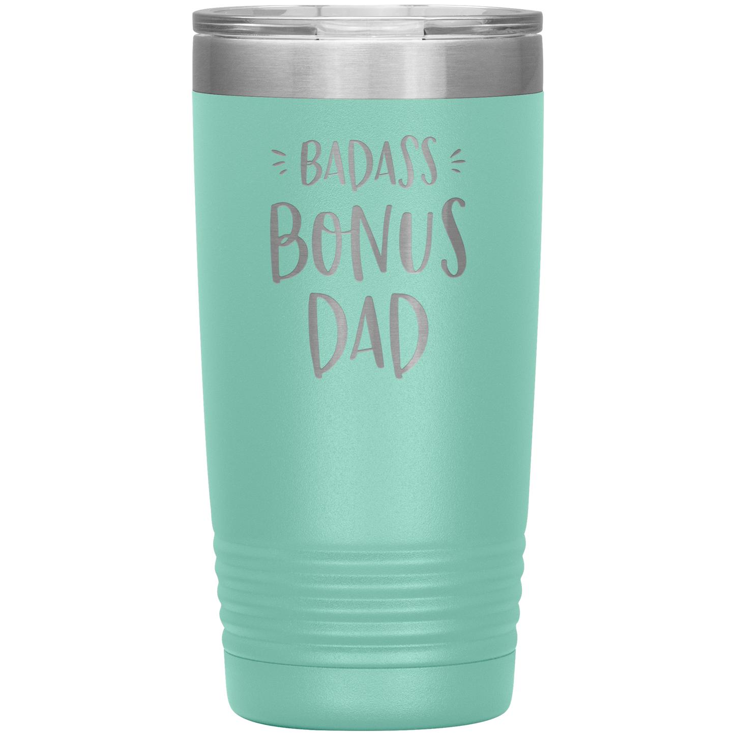 Badass Bonus Dad 20 oz Laser Etched Tumbler