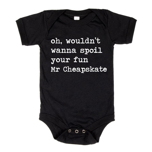 Mr Cheapskate - Short Sleeve Kids Shirt