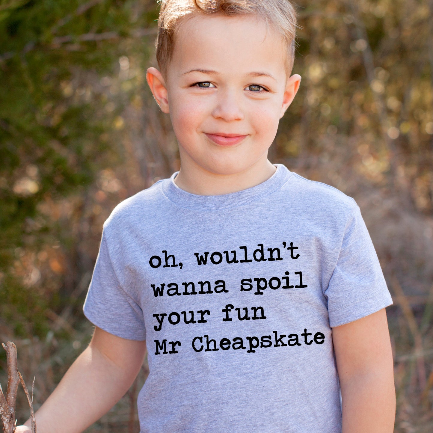 Mr Cheapskate - Short Sleeve Kids Shirt