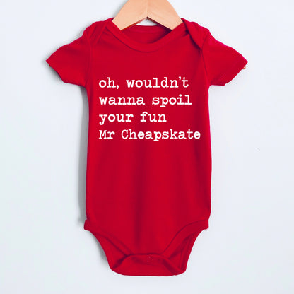 Mr Cheapskate - Short Sleeve Kids Shirt