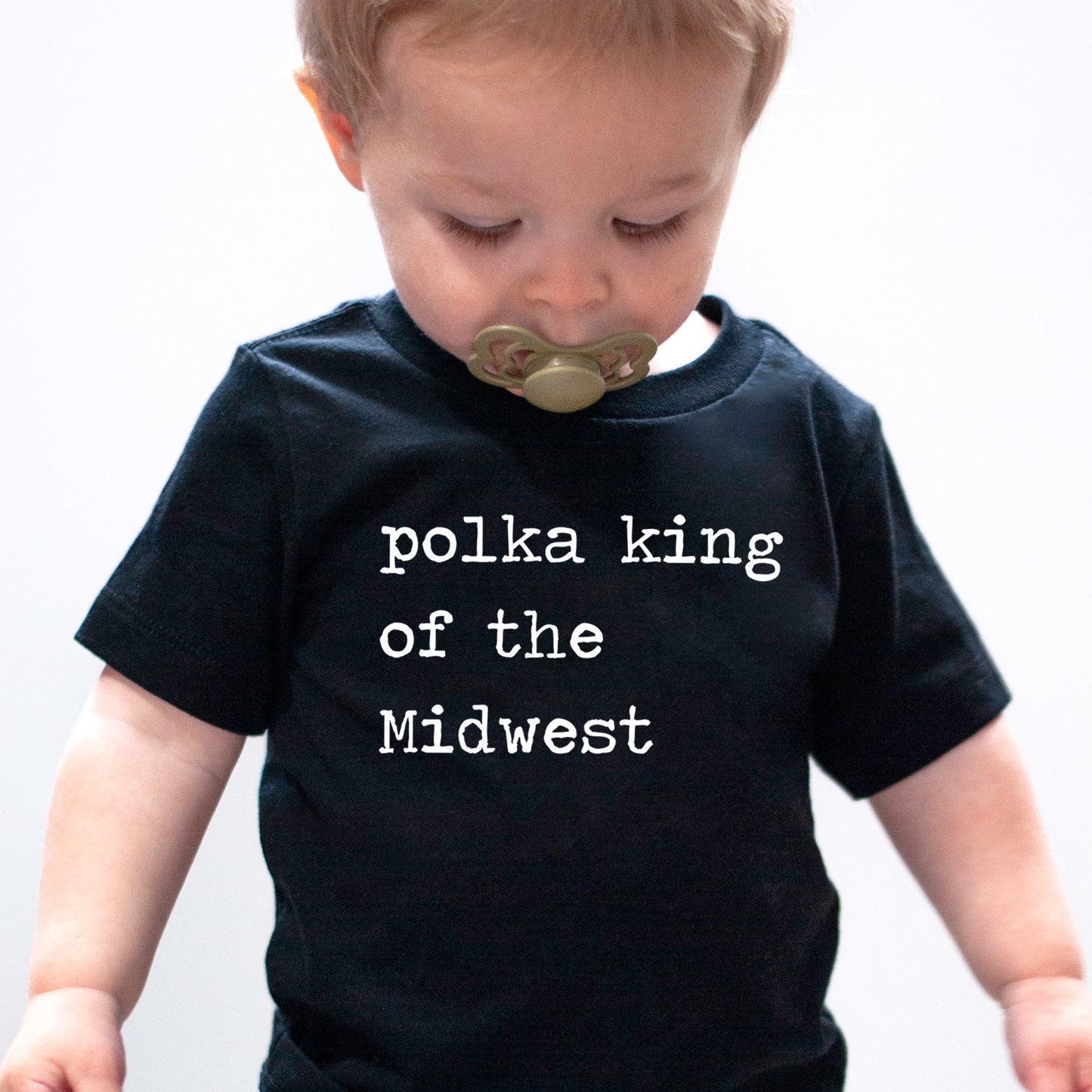 Polka King of The Midwest - Short Sleeve Kids Shirt