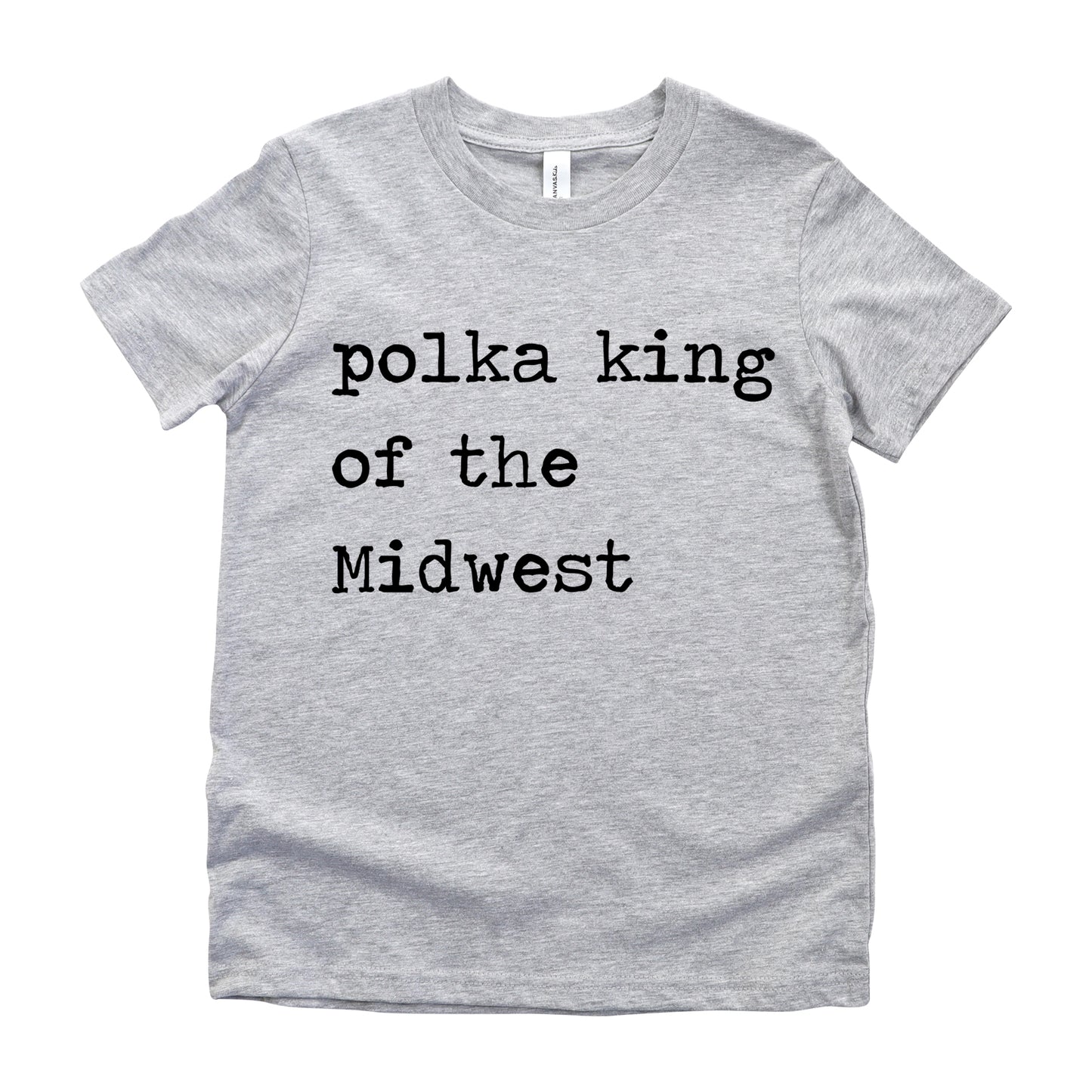 Polka King of The Midwest - Short Sleeve Kids Shirt