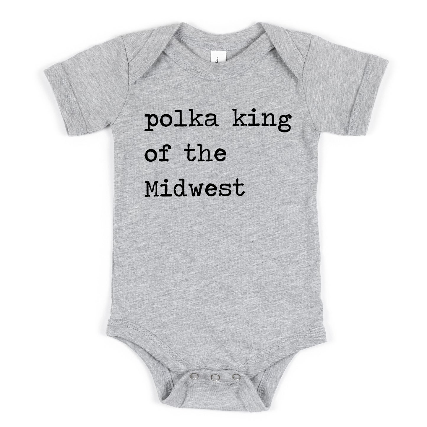 Polka King of The Midwest - Short Sleeve Kids Shirt