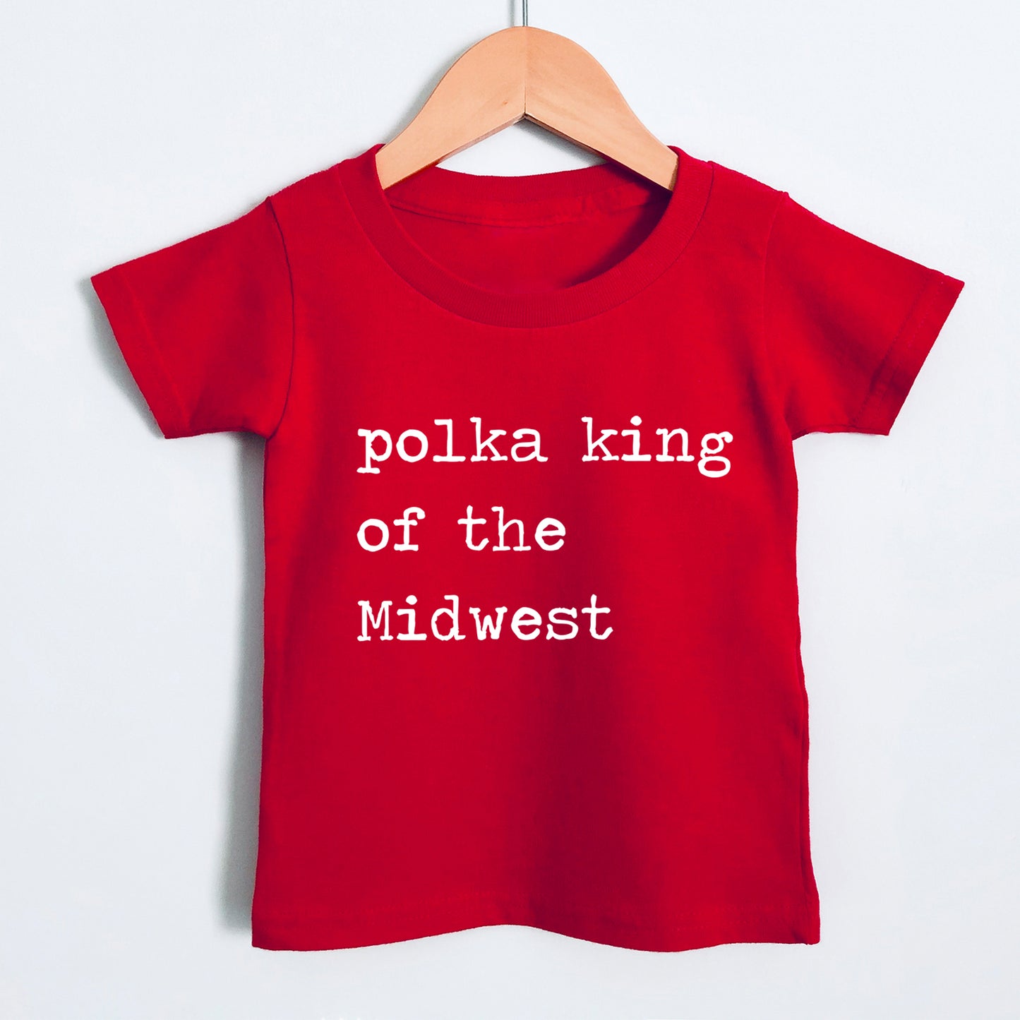 Polka King of The Midwest - Short Sleeve Kids Shirt