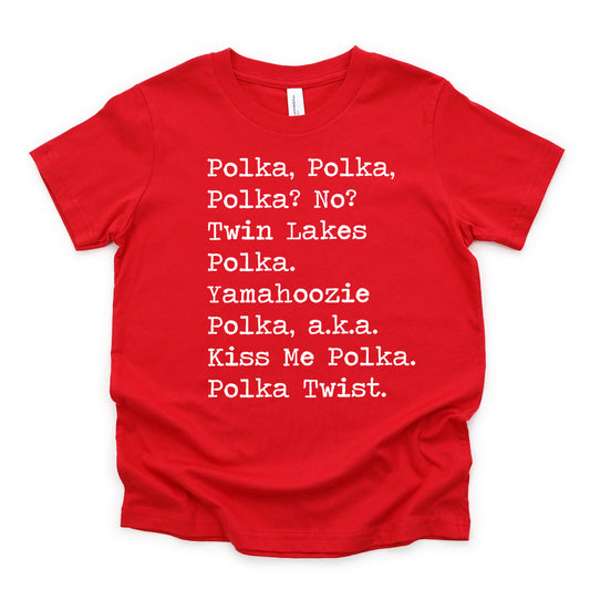 Polka Polka Polka - Short Sleeve Kids Shirt