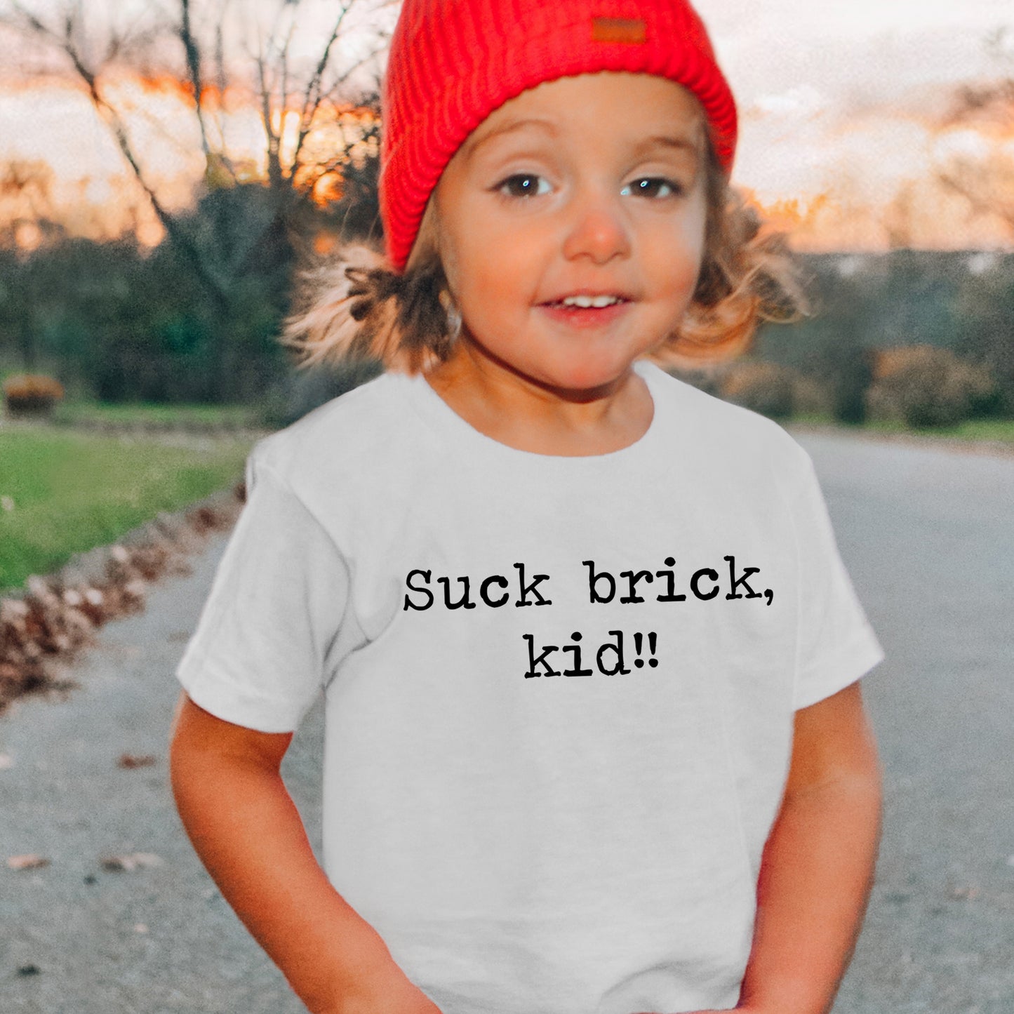 Suck Brick Kid - Short Sleeve Kids Shirt