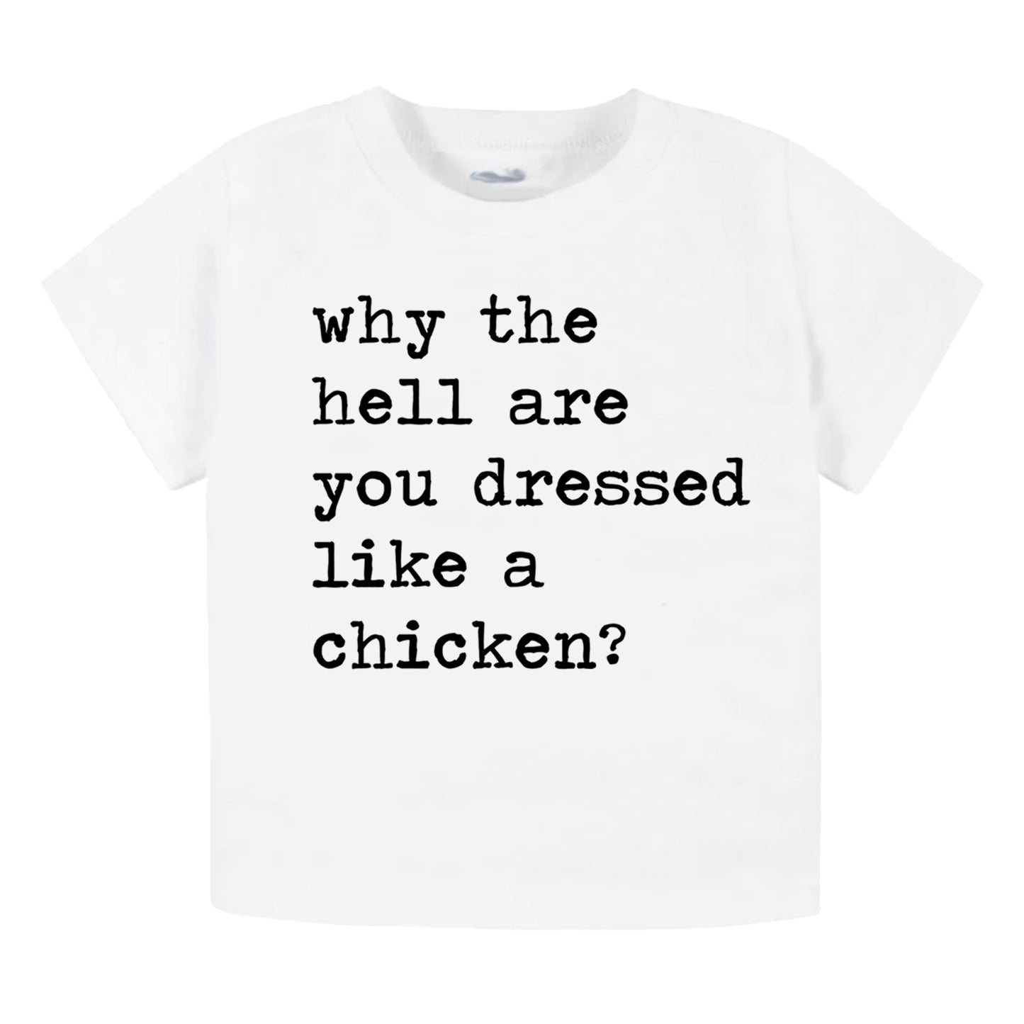 Dressed Like A Chicken - Short Sleeve Kids Shirt