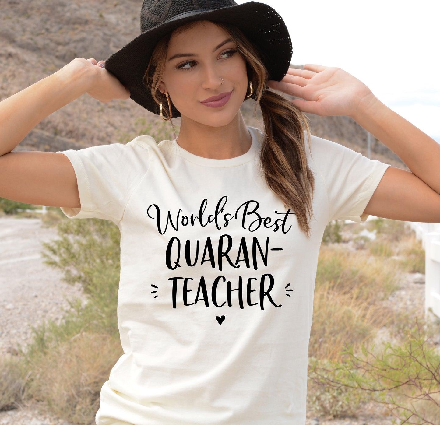 World's Best Quaran Teacher Unisex T-Shirt