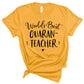 World's Best Quaran Teacher Unisex T-Shirt