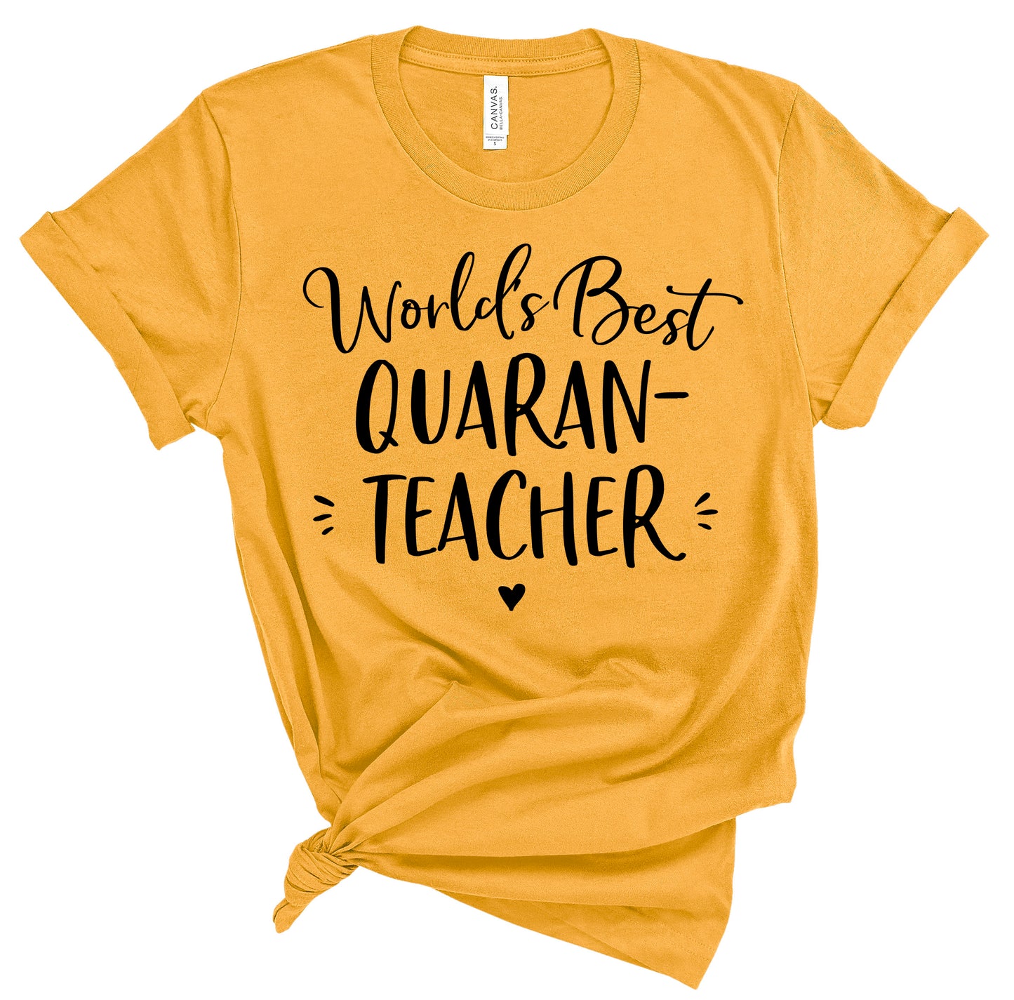 World's Best Quaran Teacher Unisex T-Shirt