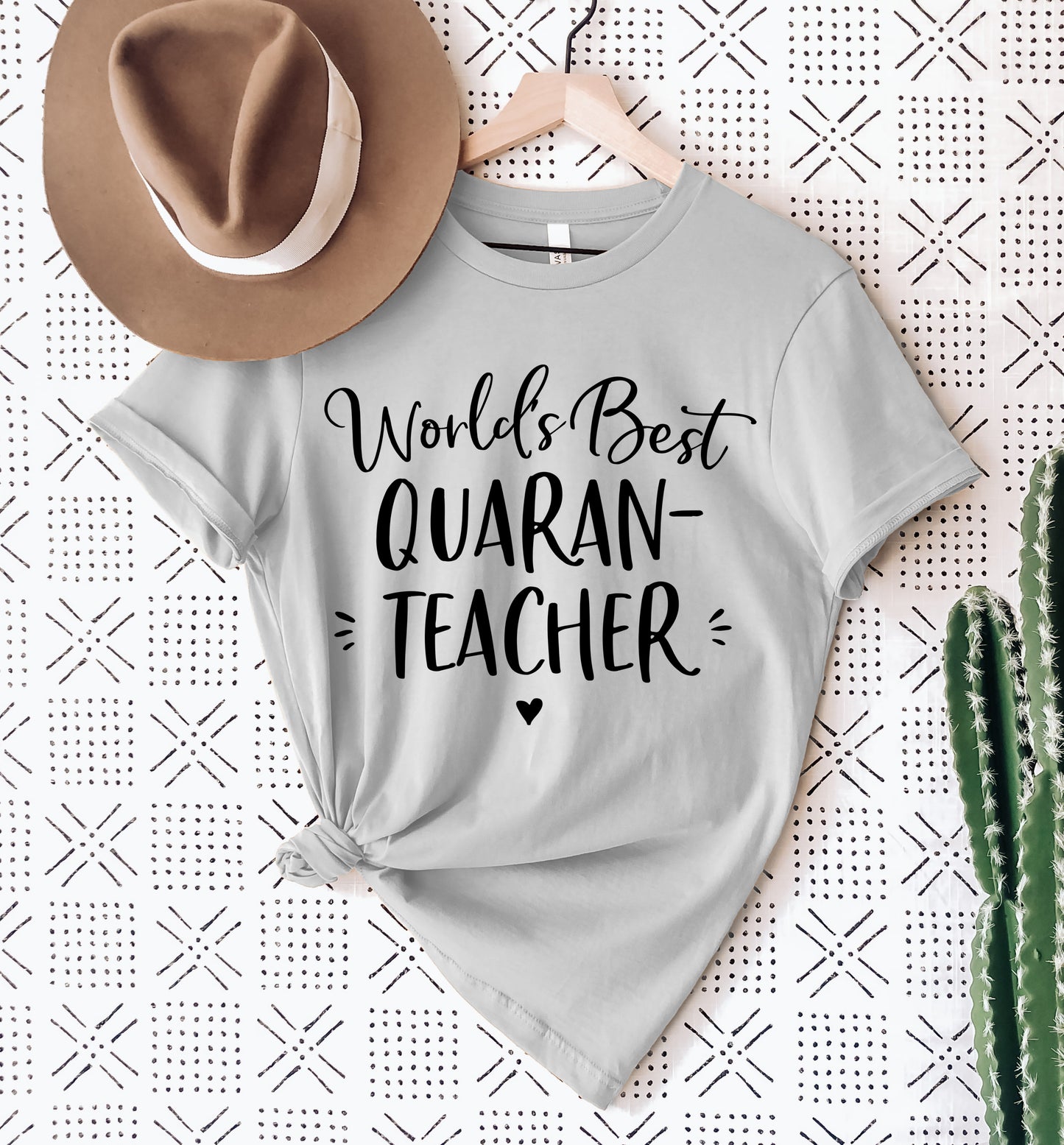 World's Best Quaran Teacher Unisex T-Shirt