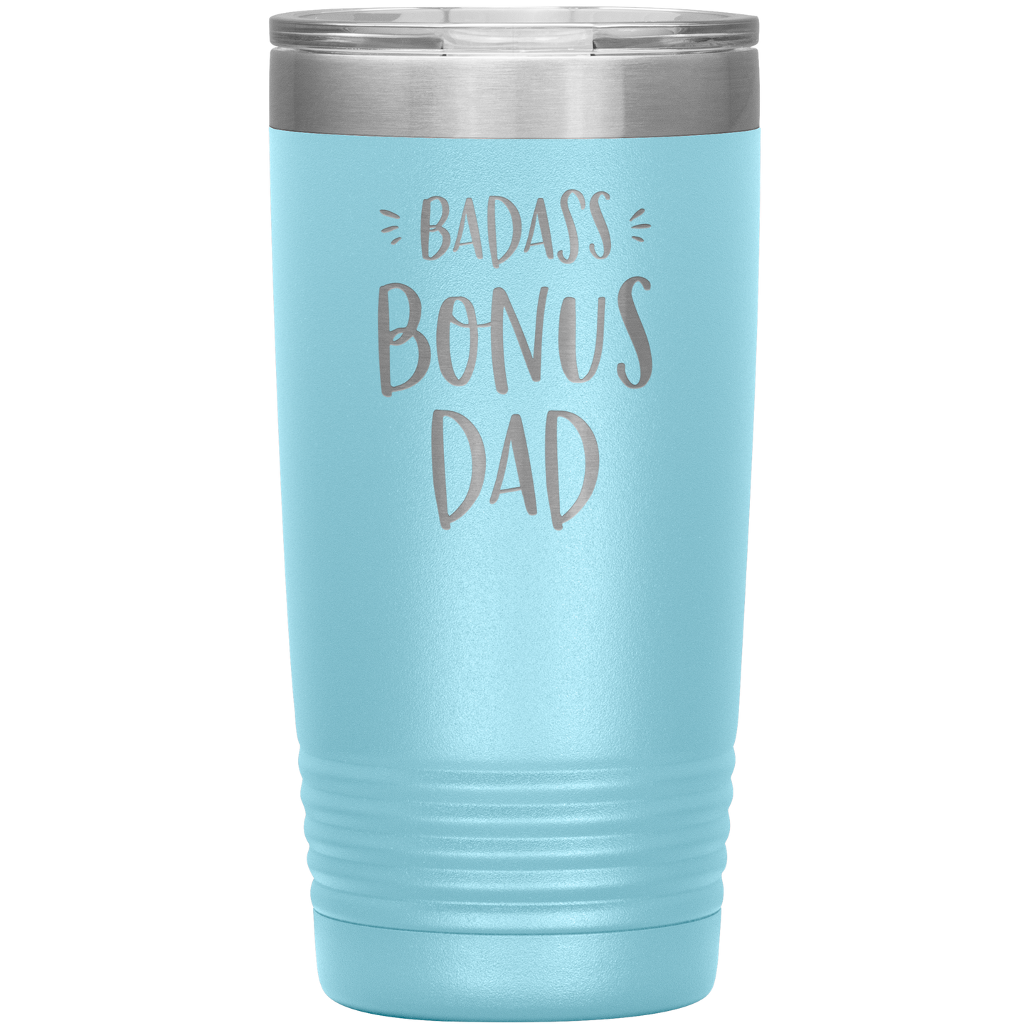 Badass Bonus Dad 20 oz Laser Etched Tumbler