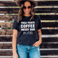 Yoga Pants Coffee Messy Bun T-Shirt